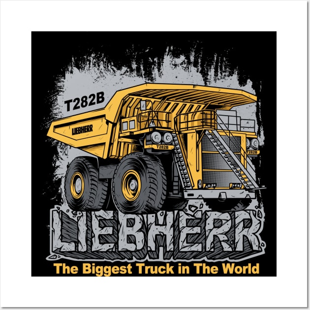 The Biggest Truck In The World Wall Art by damnoverload